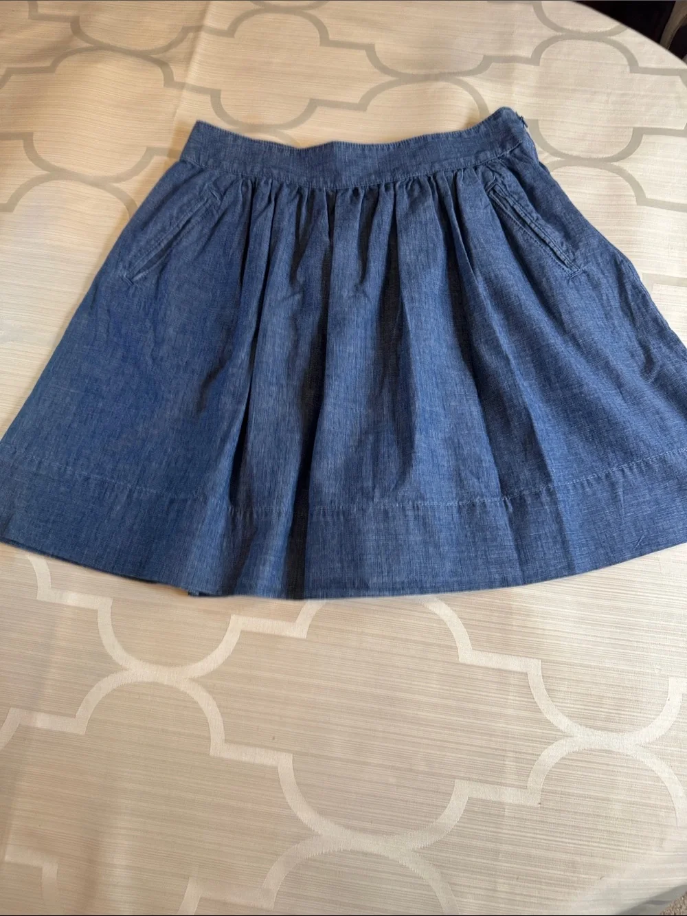 Banana Republic Denim-Blue Full Circle Skirt - Picture 1 of 7